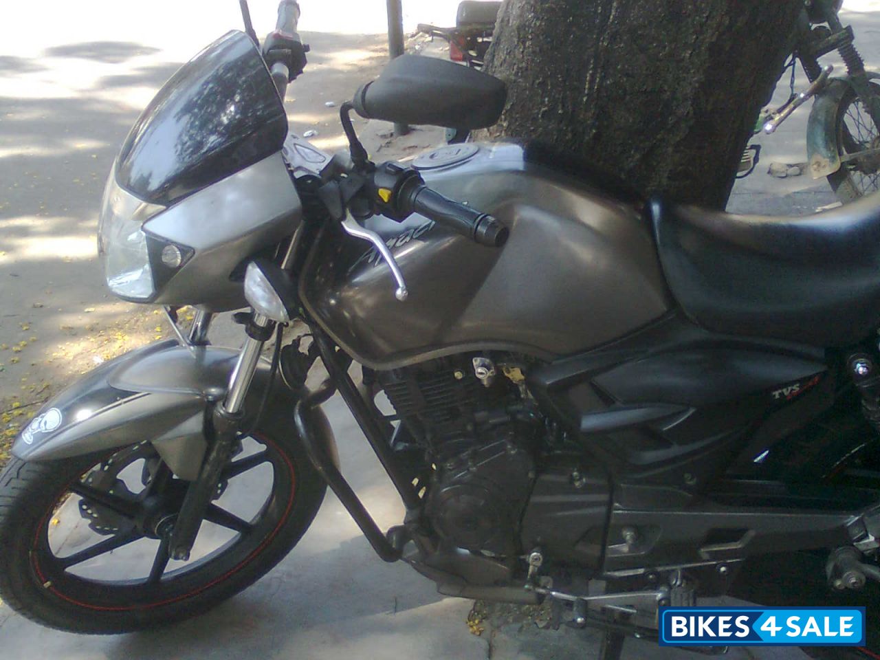 Grey TVS Apache RTR 160