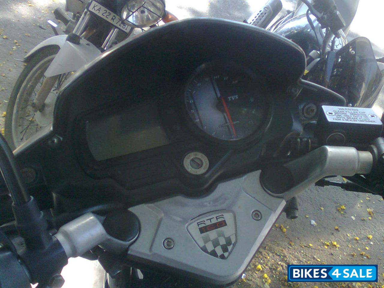 Grey TVS Apache RTR 160