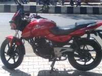 Red Bajaj Pulsar 200 DTSi