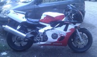 White/red/black Honda CBR