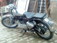 Silver Royal Enfield Bullet Electra 5S