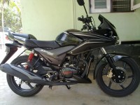 Grey Honda CBF Stunner
