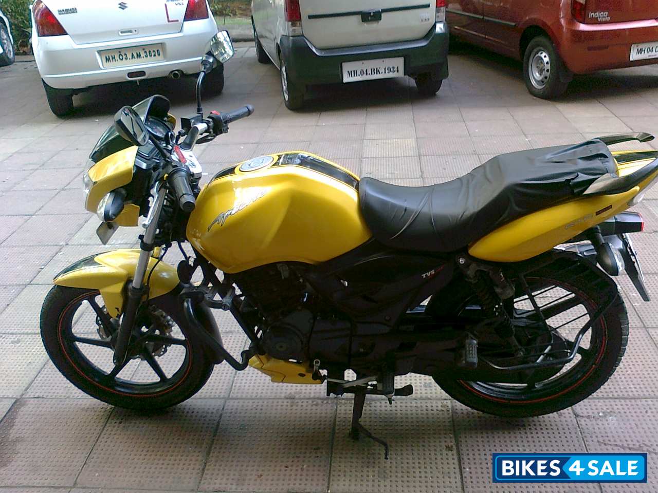 Used 2007 model TVS Apache RTR 160 for sale in Mumbai. ID 48803. Yellow ...