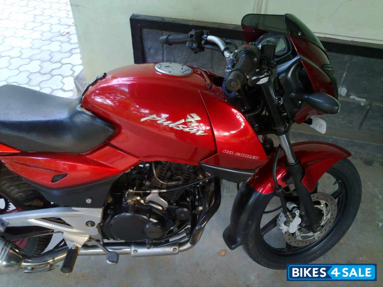 Wine Red Bajaj Pulsar 200 DTSi