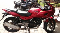 Red Bajaj Pulsar 220 DTSi