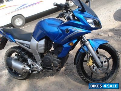 Blue Yamaha Fazer