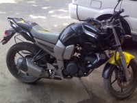 Black & Yellow Yamaha FZ-S
