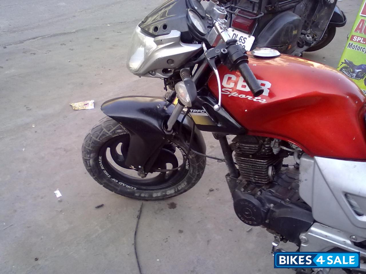 Red & Black Modified Bike Red & Black Modified Bike