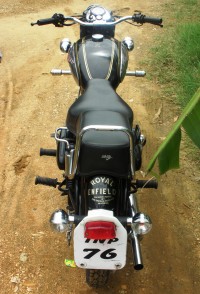 Black Royal Enfield Bullet Standard 350