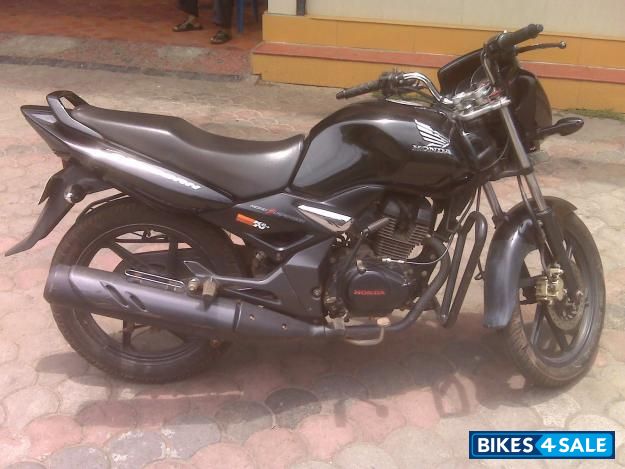 Black Honda Unicorn Sporty