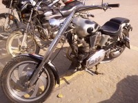 Black And Silver(designed) Royal Enfield Bullet Standard 350