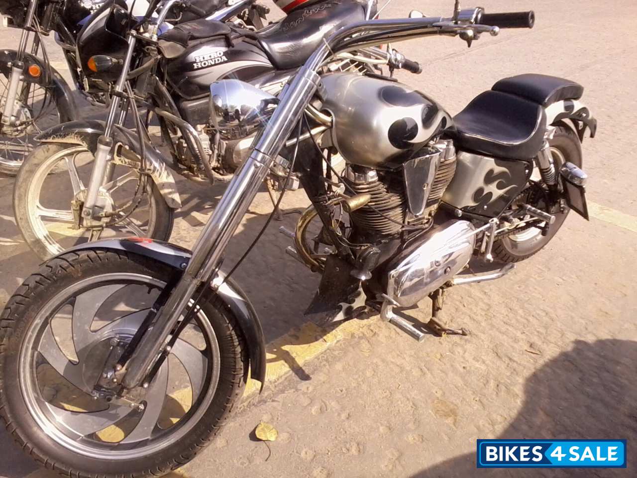 Black And Silver(designed) Royal Enfield Bullet Standard 350 Black And Silver(designed) Royal Enfield Bullet Standard 350