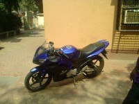 Blue Yamaha YZF R15