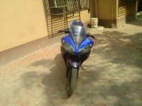 Blue Yamaha YZF R15