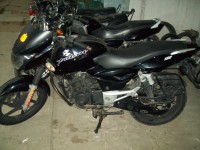 Black Red Bajaj Pulsar 150 DTSi