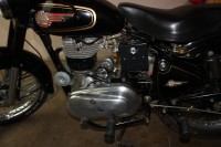 Black Royal Enfield Vintage Bullet