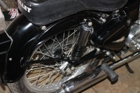 Black Royal Enfield Vintage Bullet