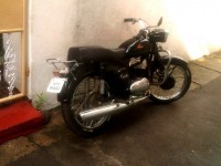 Black Vintage Bike  rajdoot