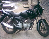 Black TVS Apache 150