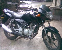 Black TVS Apache 150