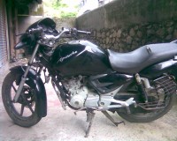 Black TVS Apache 150