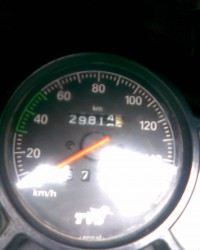 Black TVS Apache 150