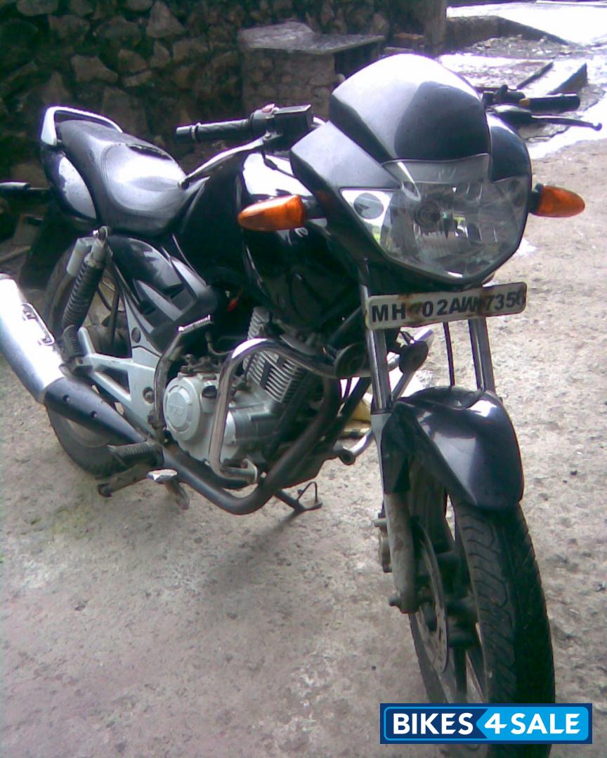 Black TVS Apache 150
