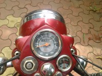 Red & Silver Royal Enfield Bullet Electra 5S
