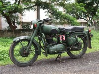 Military Green Royal Enfield Bullet Standard 350 Military, Army Used