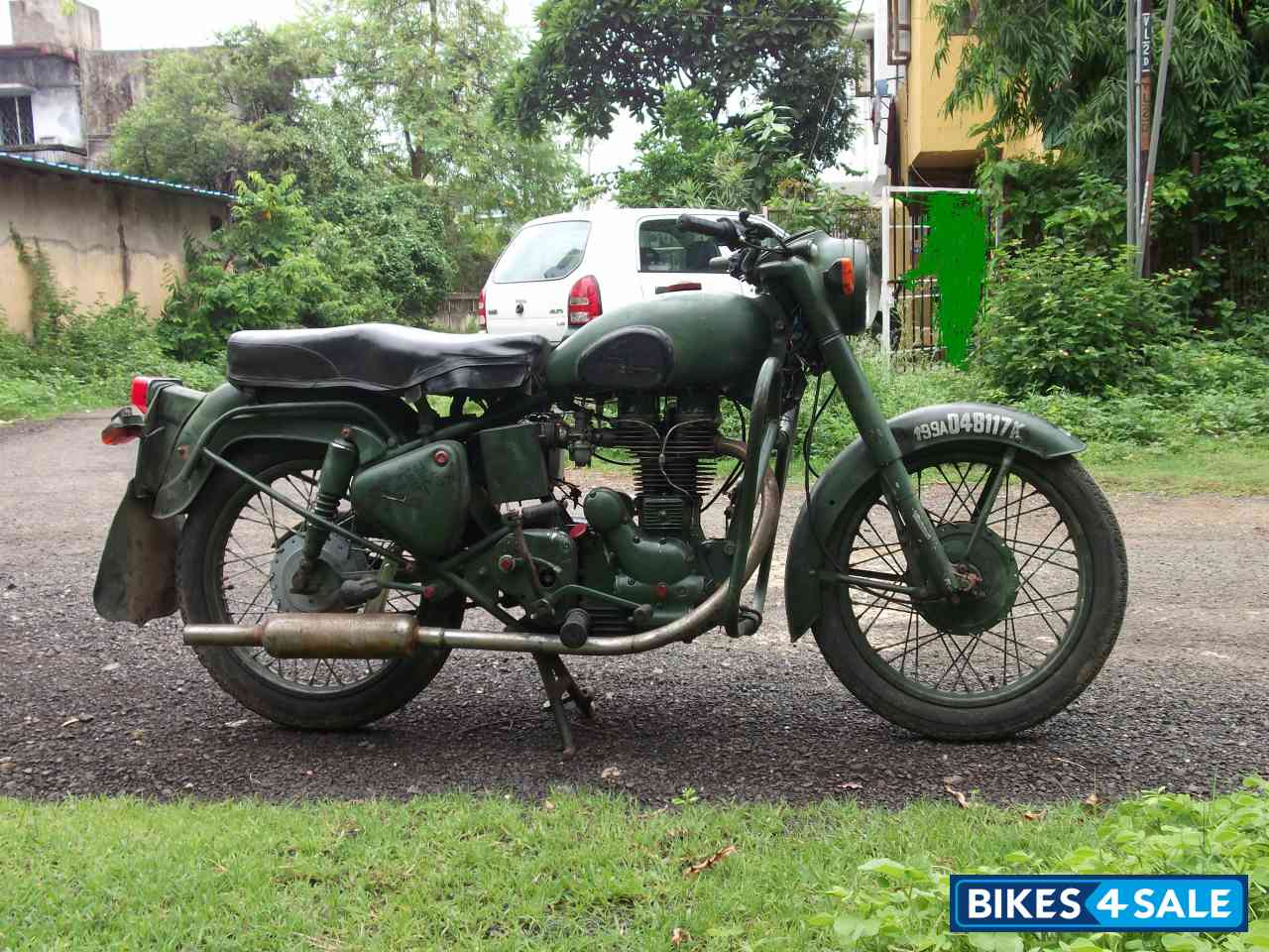 Military Green Royal Enfield Bullet Standard 350 Military, Army Used
