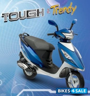 Blue TVS Scooty Streak
