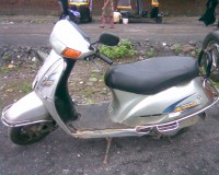 Silver Honda Activa