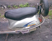 Silver Honda Activa