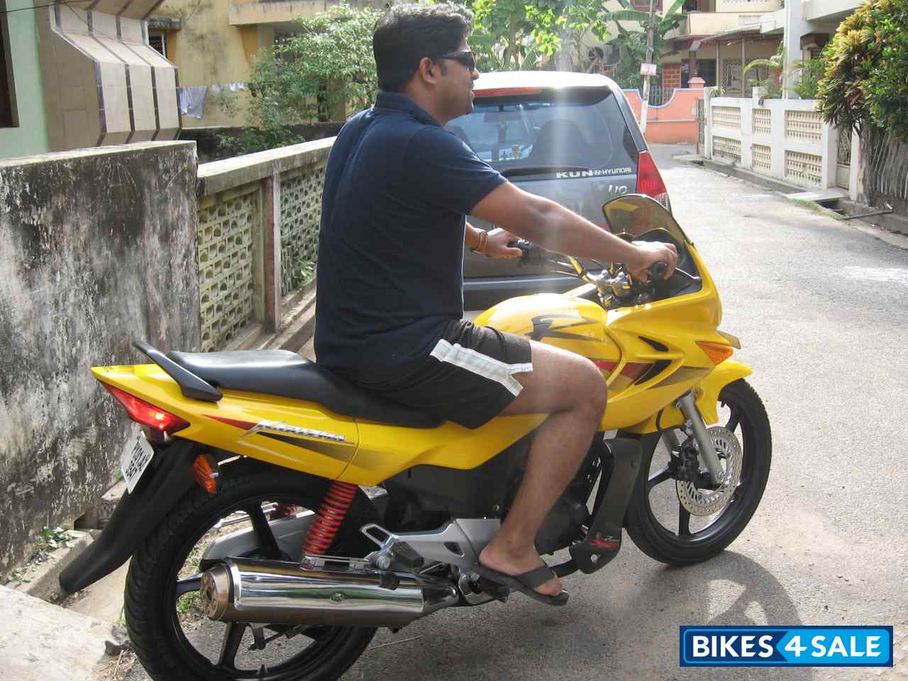 Used 09 Model Hero Karizma R For Sale In Pondicherry Id Moon Yellow Colour Bikes4sale