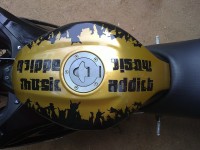 Black And Gold Yamaha YZF R15