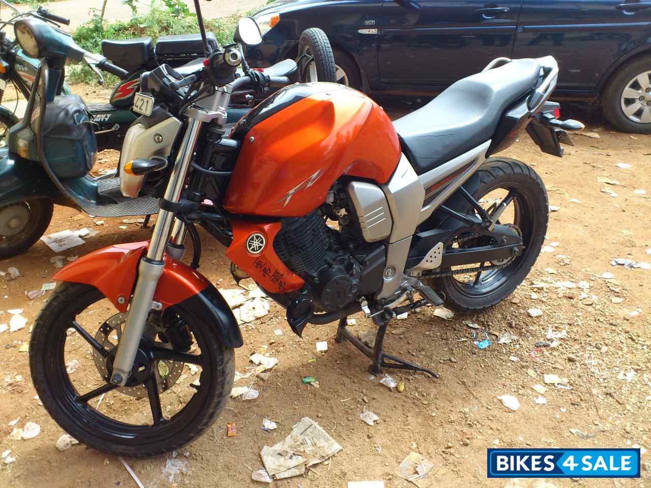 Used 2009 model Yamaha FZ16 for sale in Bangalore. ID 58003. Orange ...