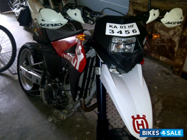 White And Red Imported Husqvarna