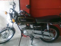 Black Yamaha RX 100