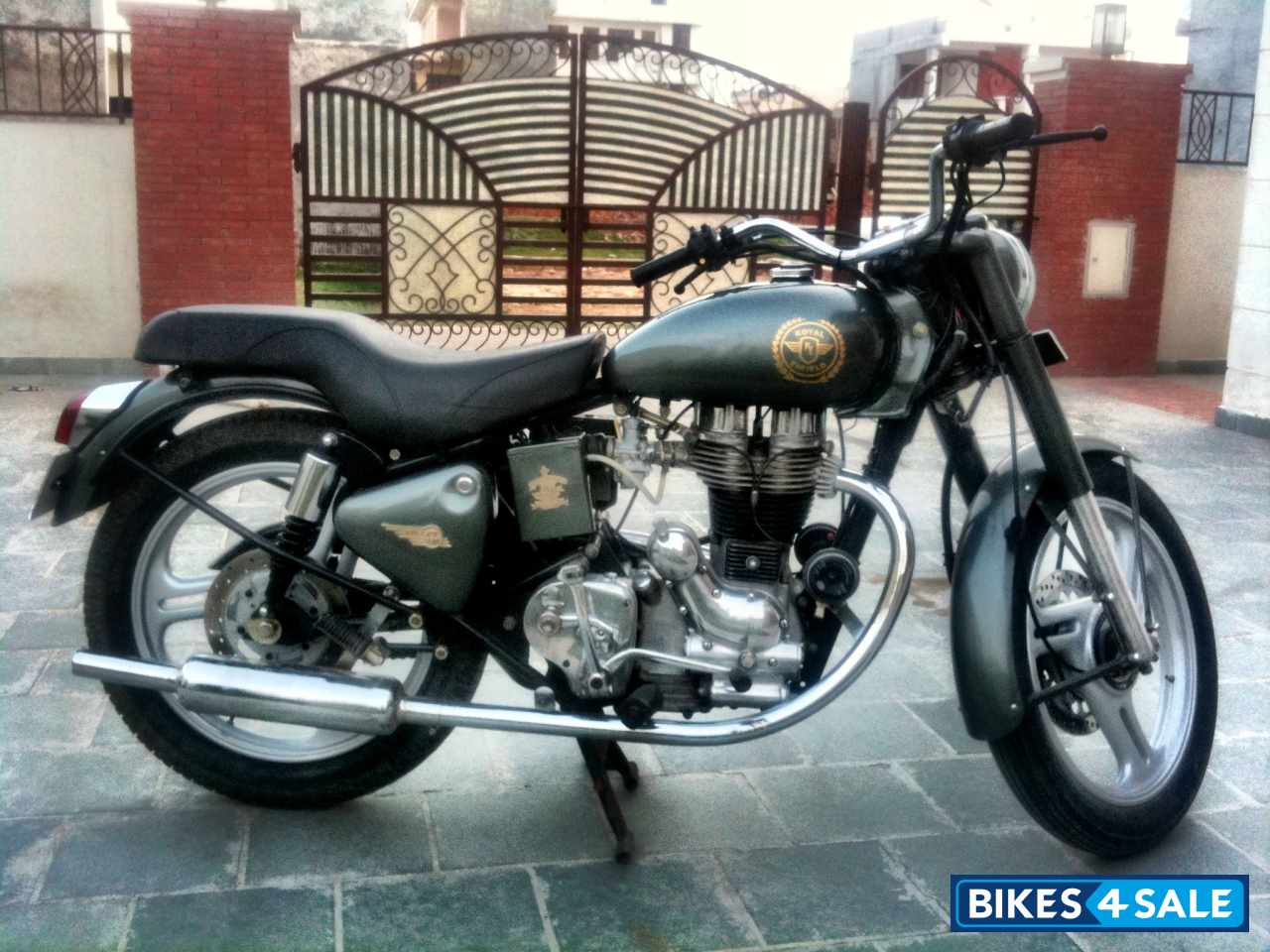 Olive Gray Royal Enfield Bullet Electra