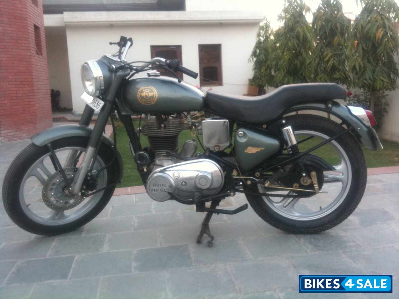 Olive Gray Royal Enfield Bullet Electra