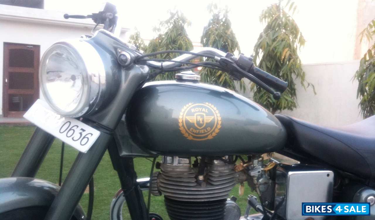 Olive Gray Royal Enfield Bullet Electra