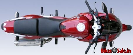 Red Bajaj Pulsar 220 DTSi