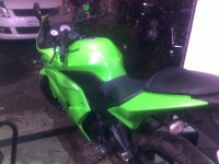 Green Kawasaki Ninja 250R
