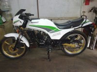White Imported Kawasaki AR 125 LC