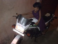 White Imported Kawasaki AR 125 LC