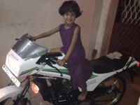 White Imported Kawasaki AR 125 LC