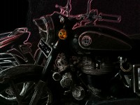 Black Royal Enfield Bullet Standard 350