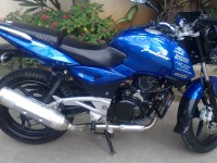 Blue Bajaj Pulsar 200 DTSi