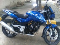 Blue Bajaj Pulsar 200 DTSi
