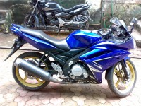 Blue Yamaha YZF R15